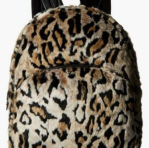 Betsey Johnson Faux Fur Backpack